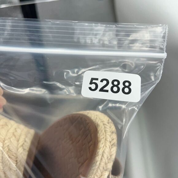 Gentle Souls Women's Colleen Sandals 10 Espadrille Wedge Cross Strap Tan Suede - Picture 15 of 15